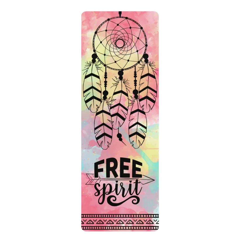 DREAM CATCHER TIE DYE PRINTED YOGA MAT