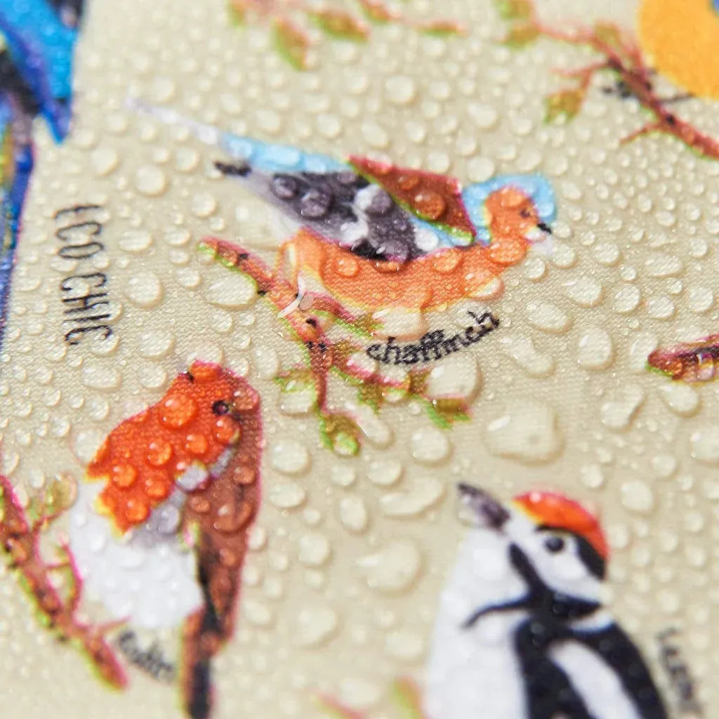 Eco Chic Blue Wild Birds Shopper