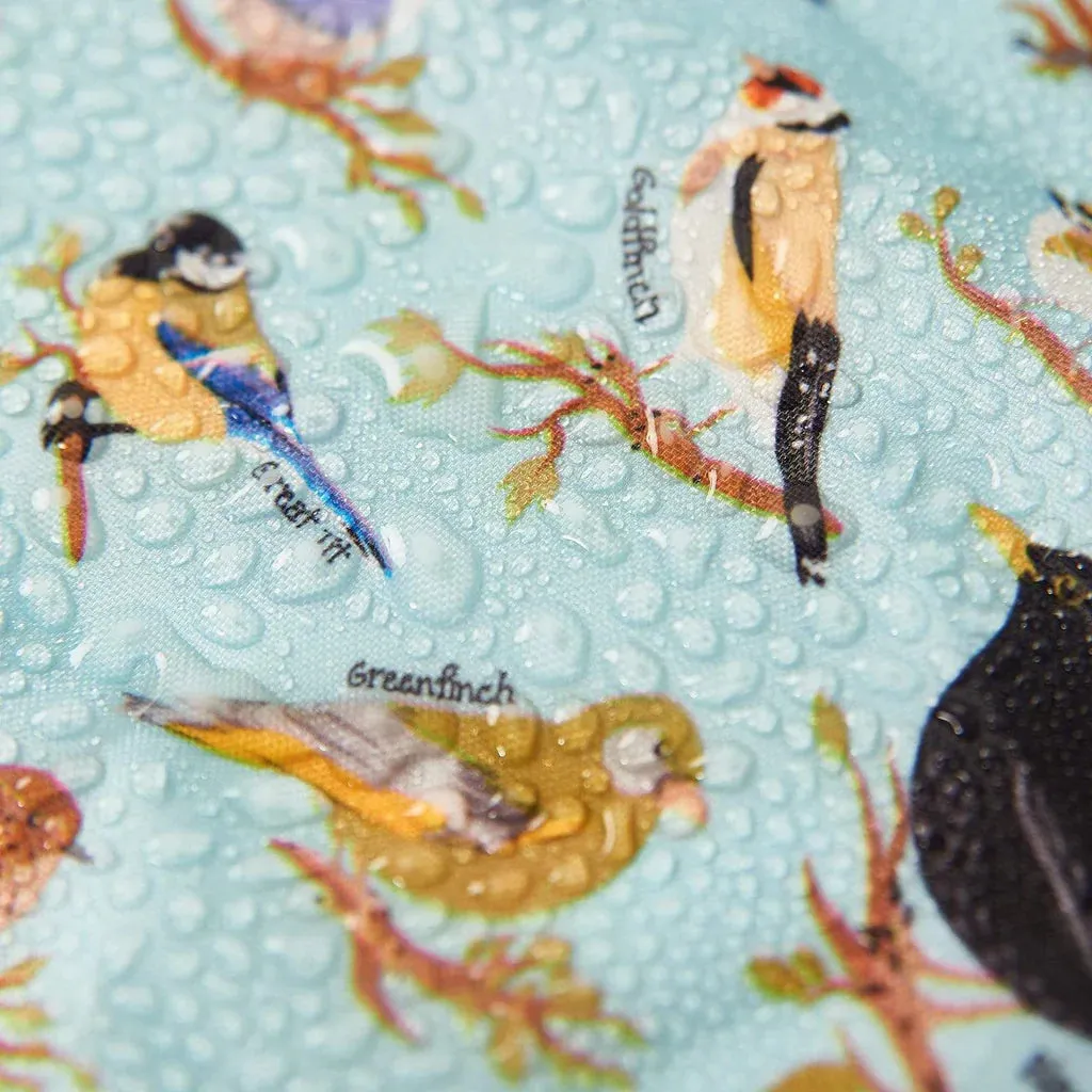 Eco Chic Blue Wild Birds Shopper