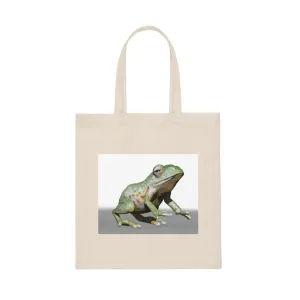 Frog Canvas Tote Bag