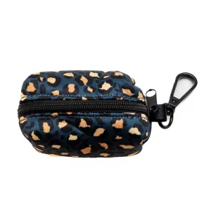 Funk the Dog Poo Bag Dispenser Pouch | Leopard Green & Gold