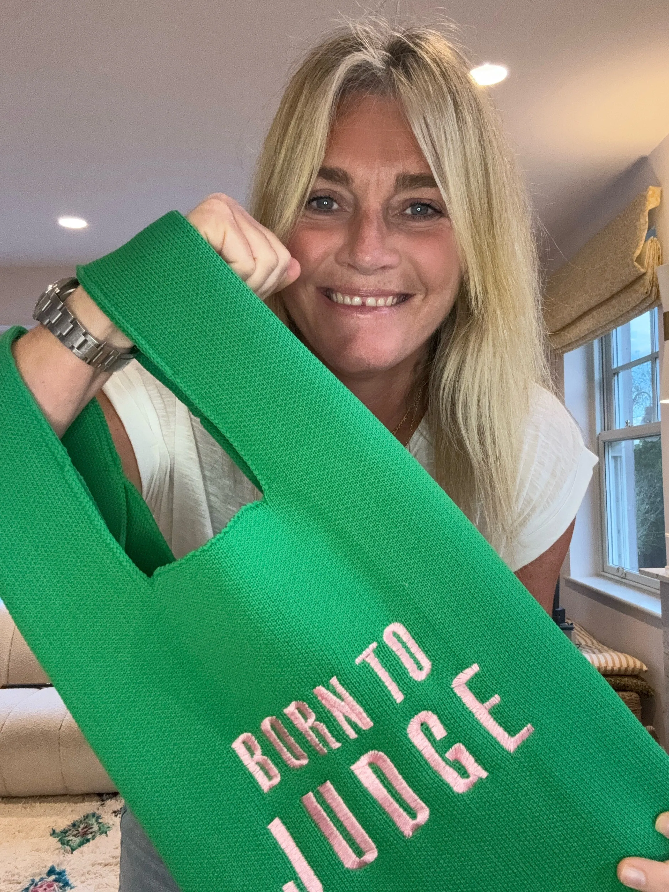 Green Born to Judge Bag