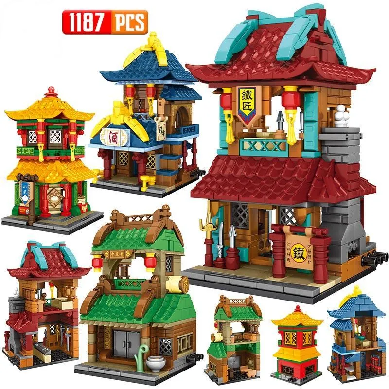 Jiangsu Streets Stores Set 1