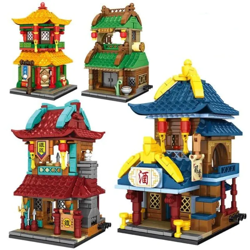 Jiangsu Streets Stores Set 1