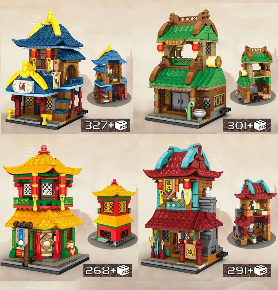 Jiangsu Streets Stores Set 1