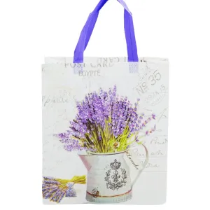 Large Lavender Pot Printed PP Non-Woven Bag