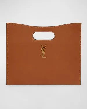Le Carre YSL Top-Handle Bag in Leather