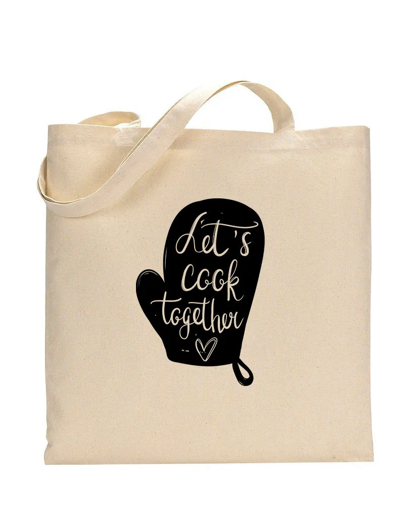 Let's Cook Together Design - Bakery Tote Bags