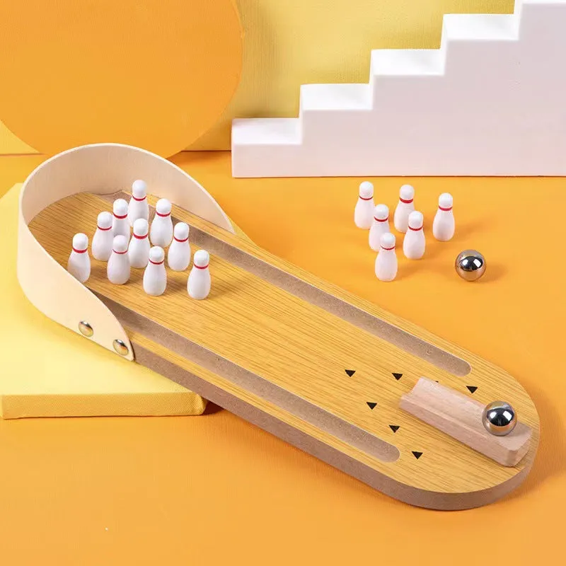 Little Gigglers World Table Top Mini Bowling Stress Relief Game