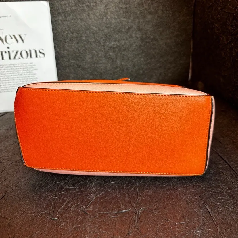 Loewe Puzzle Orange Pink Geometric Bag 24cm