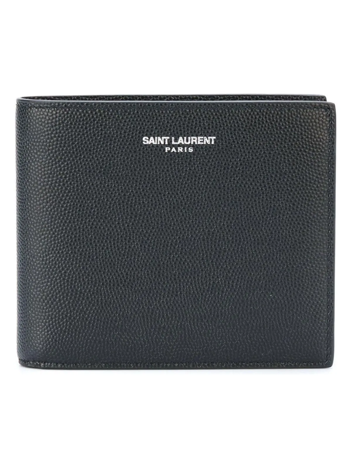 Men's Smooth Leather East/west Wallet in Black | 396307BTY0N
