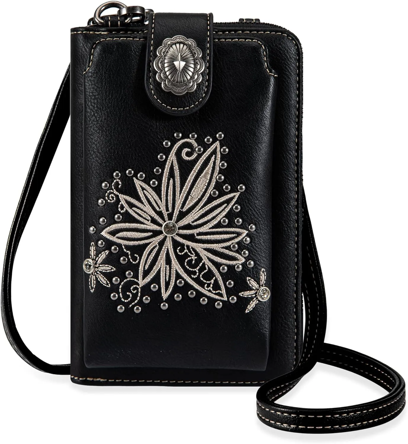 Montana West Small Crossbody Bags for Women Western Handbag with Cash Slots