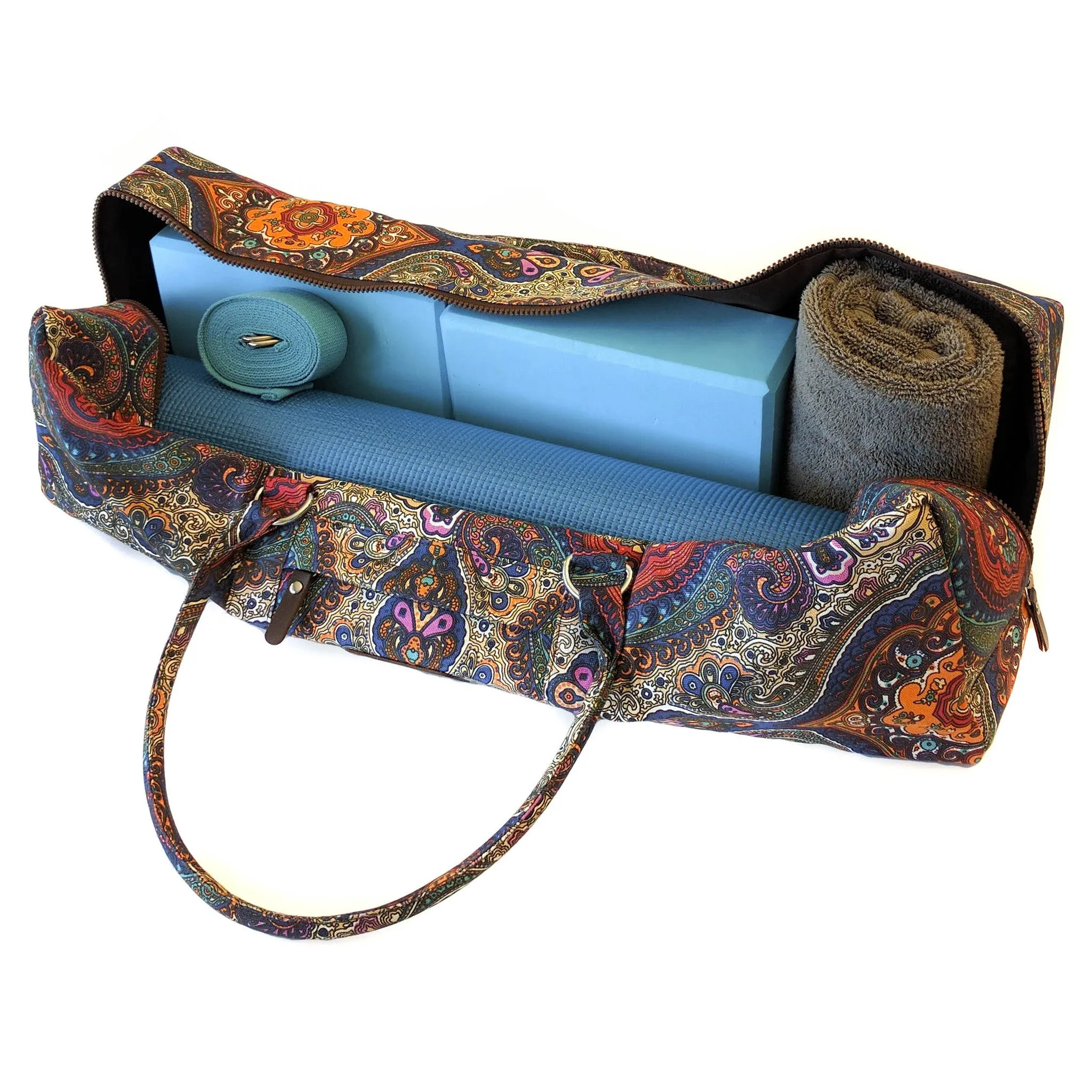 Patterned Yoga Mat Duffel Bag