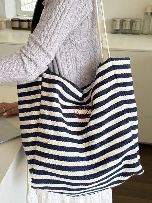 Split-Joint Striped Shoulder Bags Handbags Bags