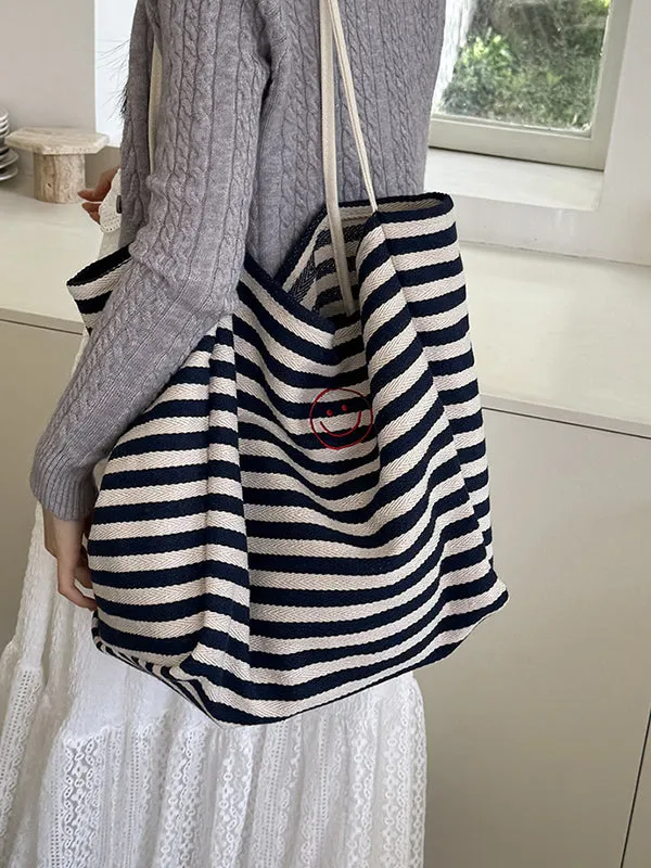 Split-Joint Striped Shoulder Bags Handbags Bags