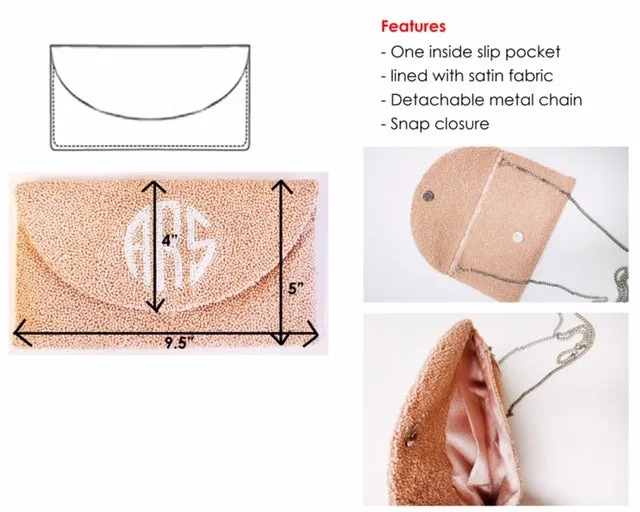The Mollie Name Beaded Bag