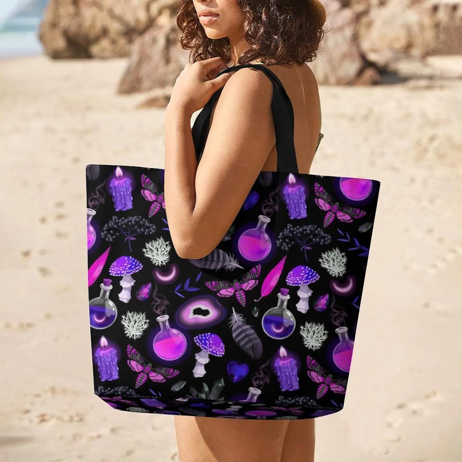 Tote Bag Aesthetic Tote Bag for Women Teacher Shopping Gift Beach Bag