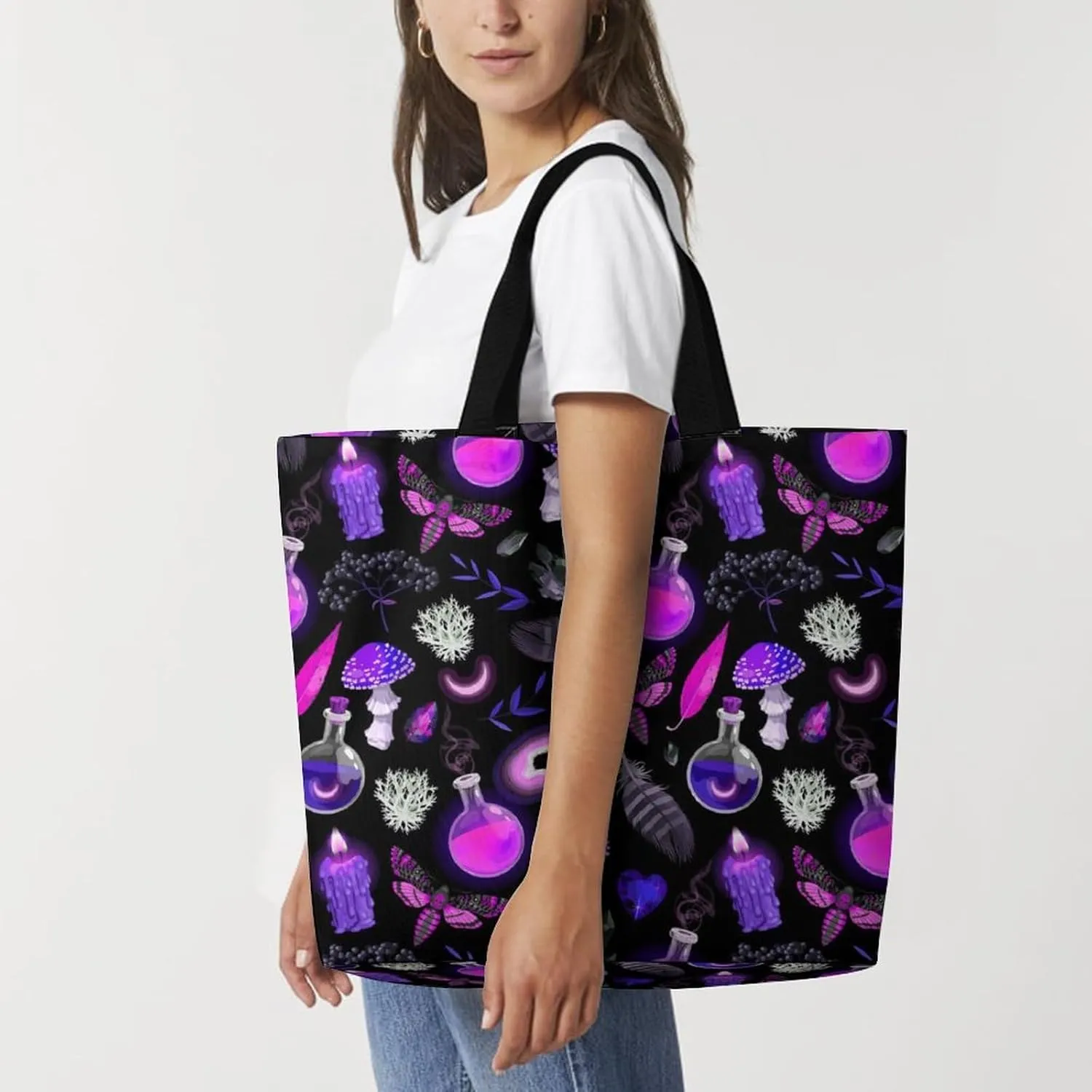 Tote Bag Aesthetic Tote Bag for Women Teacher Shopping Gift Beach Bag