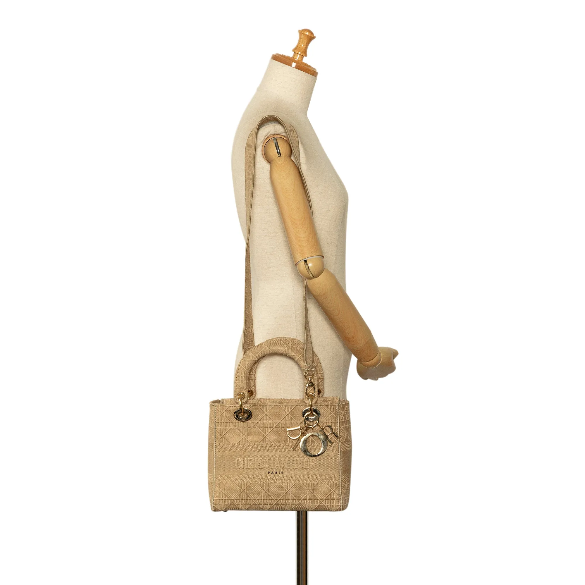 Trendy Inspired Dior Lady D-lite Medium Beige