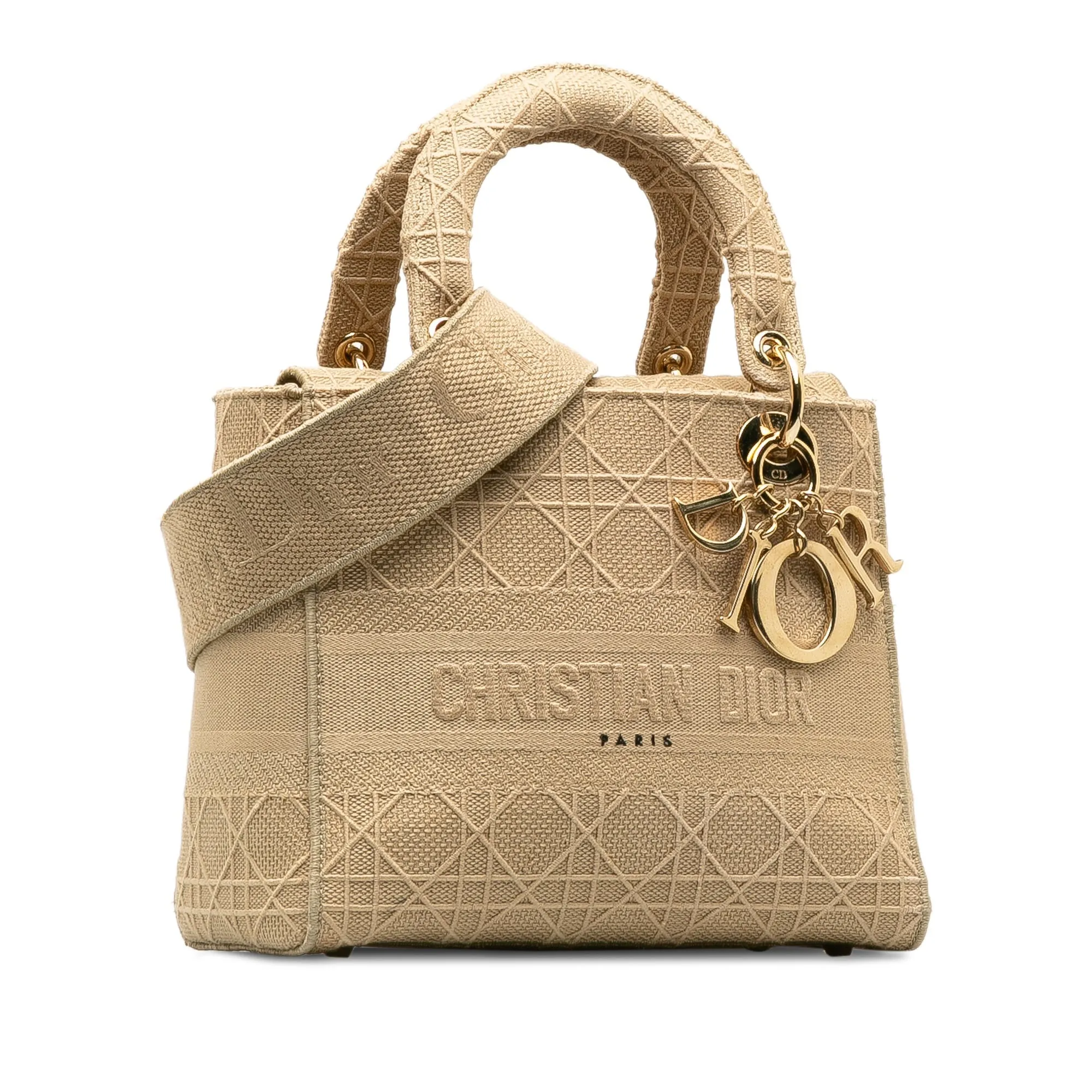 Trendy Inspired Dior Lady D-lite Medium Beige