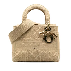 Trendy Inspired Dior Lady D-lite Medium Beige