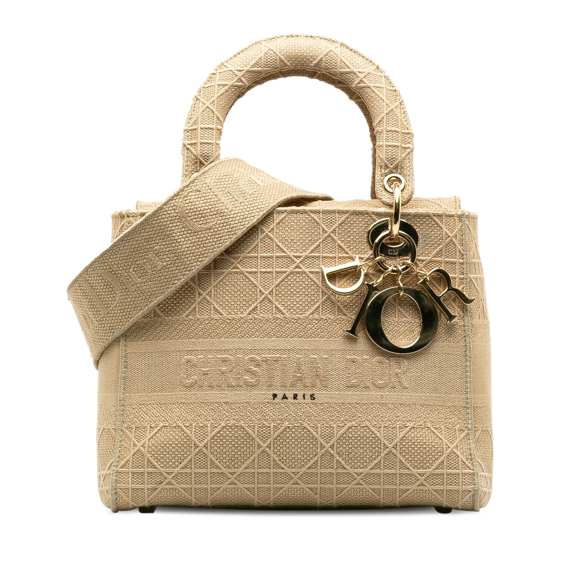 Trendy Inspired Dior Lady D-lite Medium Beige