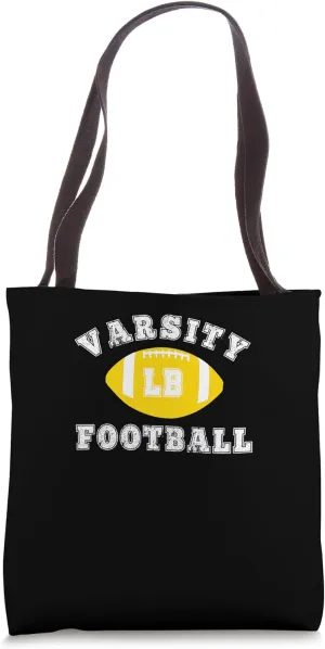 Varsity Football Team Linebacker Tote Bag