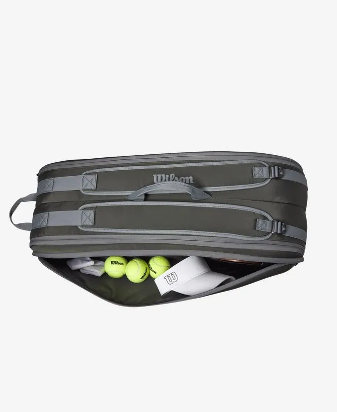 Wilson Tour Tennis Bag Dark Green 6 Pack