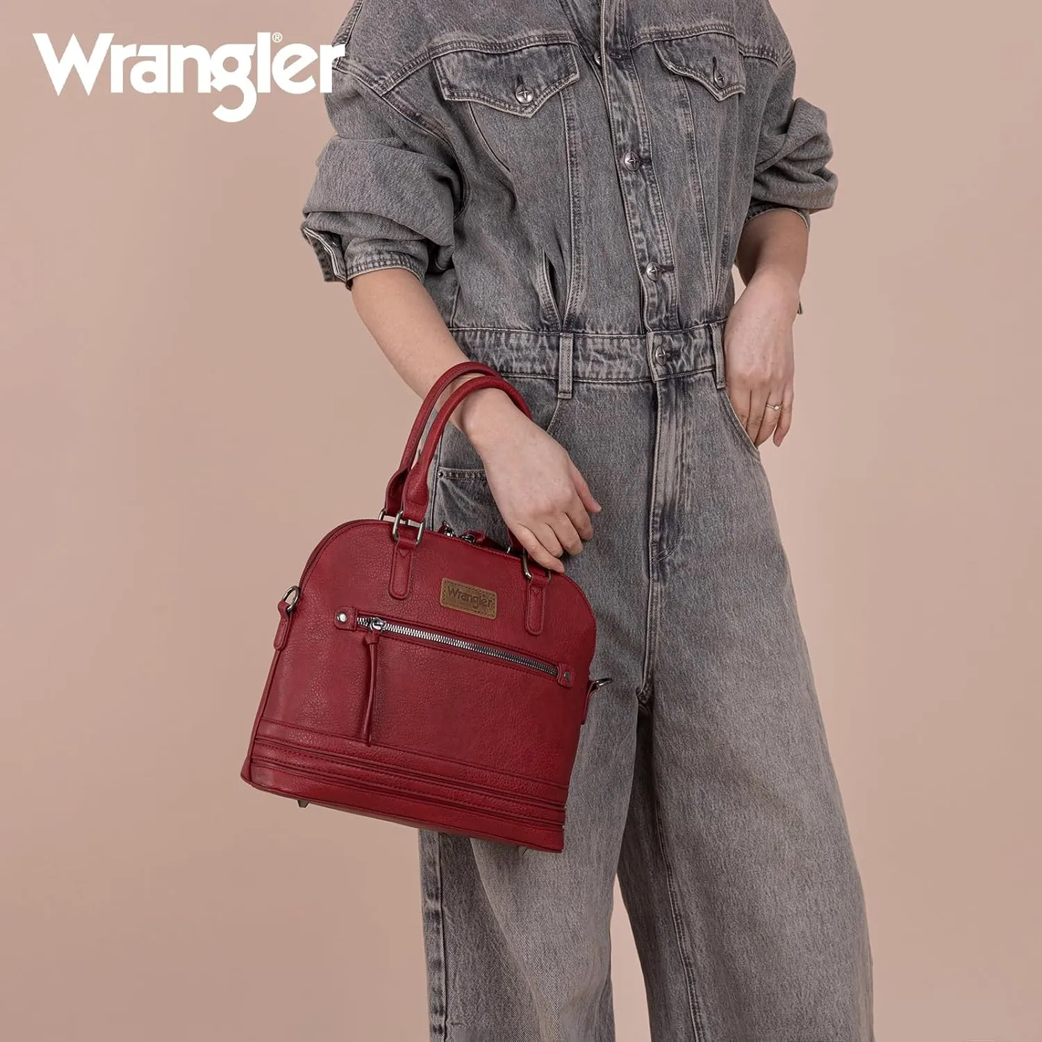 Wrangler Top-Handle Purse for Women Satchel Doctor Handbags