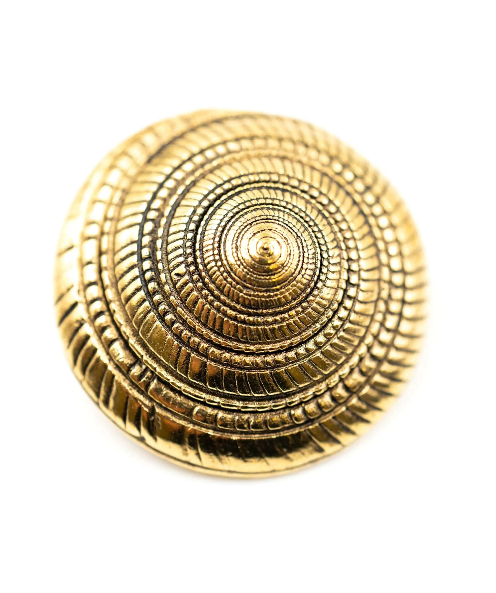 YSL 80s Gossens Shell Clip on Earrings - AWC1756